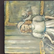 OLEJNY OBRAZ Z POCZĄTKU XX WIEKU na desce