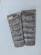 Formy do ciężarków wędkarskich.