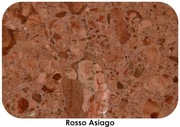 Parapet Rosso Asiago 2/3cm konglomerat m2