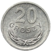 20 GROSZY Z ROKU 1975