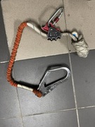 Lonża Uprząż absorber karabińczyk Blok  