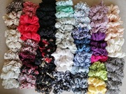 Frotki materiałowe scrunchie