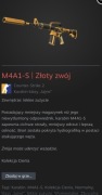 M4A1-S | złoty zwój (lekkie zużycie) skin cs2 