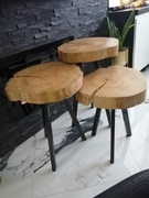 Zestaw trzech stolików 