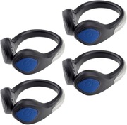 opaski klipsy odblaskowe LED do biegania i na spacery SAKUUMI LED 4szt