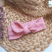 Opaska prazkowana wiazana rozowa 80 86 ZaPa