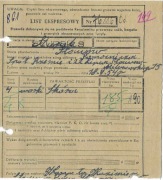 List ekspresowy z zawartością 4 worków skórze ze Słupska do Sławna w 1954?