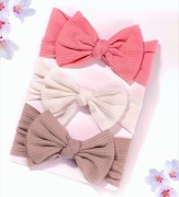 Komplet 3 szt. Opaska na głowę dla dziewczynki.