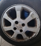 koła alu aluminium 15" Opel Astra G + opony 2018 4 sztuki 