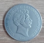 Niemcy, Braunschweig. Dwutalar (2 talary) 1842 - KOPIA