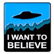 Przypinka I Want to Believe, Z Archiwum X, Ufo, Fox Mulder