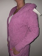 Swetr na jesienne wieczory - wrzosowy rozm S/M