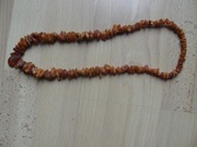 Bursztynowy naszyjnik 60cm.