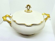 Unikatowa porcelanowa waza Sorau (Żary) Carstens Porzellan plus 2x Talerze