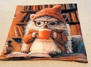 Poszewka na poduszkę z jeżem