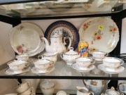 Serwis 6 os. Espresso kwiat jabłoni Karolina