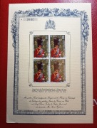 Książe Karol. Folder ze znaczkami. Mi BZ 413A