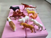 Figurki 46 sztuk - zwierzęta i dinozaury 