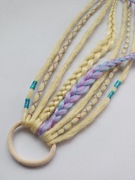 Dredy w gumce doczepy dredloki peruka warkoczyki zagęszczanie włosów treska