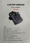 FPV GOGLE LS-008D 5.8G 40CH