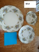 Porcelanowe talerzyki + filiżanka