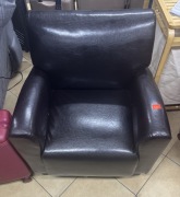 Nowy fotel klubowy – ciemny brąz (mniejszy rozmiar)