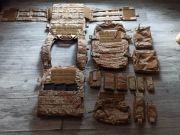 Kamizelka Taktyczna Plate carrier Zestaw Tiger Stripe Desert Sapi M