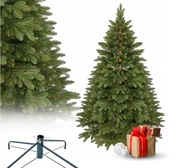 CHOINKA SZTUCZNA  ŚWIERK ALPEJSKI 220 cm DUŻA GĘSTA Premium + stojak