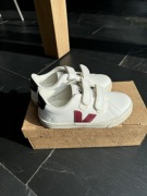 Veja Espelar Chromefree leather white Marsala black