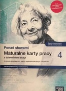 Ponad słowami 4 - maturalne karty pracy 