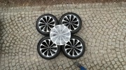 Alu felgi AUDI A6 C7, nowe opony zimowe na gwarancji.