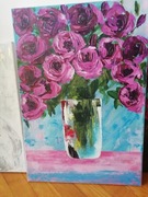 Ręcznie malowany obraz 37X55