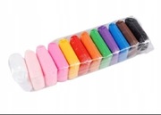 PLASTELINA MODELINA POLIMEROWA PIANKOWA 12 SZT