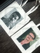 Torby bawełniane torebki tote bag bawełna Pedro Pascal zestaw 