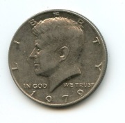 50 centów USA 1979 Half Dollar John F. Kennedy 