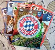 Karty Panini Fifa 365 Adrenalyn xl zestaw 7 kart prezent dla kibica piłki 