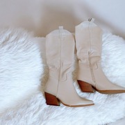 Kowbojki jasne  botki kozaki 38 41