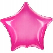 Balon gwiazda RÓŻ transparentny przezroczysty na hel 48cm 