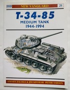 T-34-85 Medium Tank 1944-1994- S. Zaloga New Vanguard 20- wyd Osprey