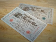 1000 Marek 1910 r. Zestaw 2 szt.