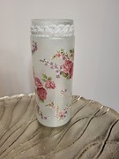 Wazon, karafka na wodę decoupage