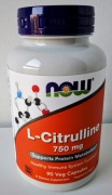 NOW FOODS L- CITRULLINE REGENERACJA WYDOLNOŚĆ 750mg 90k