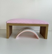 Podpórka poduszka pod dłoń do manicure | ekoskóra | miejsce na lampę UV