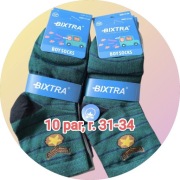 10 par skarpety skarpetki dziecięce Bixtra r. 31-34