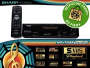 Magnetowid SHARP VC-MH761 6-łowicowy Hi-Fi Stereo SUPER VHS Playback VCR