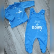 Komplet niemowlęcy "Jestem NOWY" rozm. 56