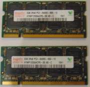 Pamięć RAM SODIMM DDR3 Hynix 2 x 2Gb SNPTX760C Dell