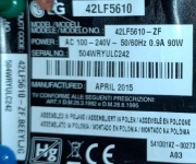 Zasilacz, EAX66164204 EBT63765706 LG 42LF5610
