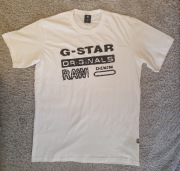 G-star Slanted Originals Koszulka Biała Tu: M
