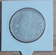 Hiszpania CAROLUS III 1772 8 reali - OFICJALNE NOWE BICIE MADRYT